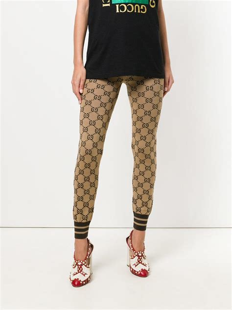 gucci pants gg|women Gucci leggings.